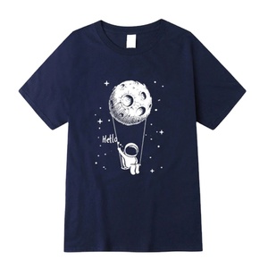 คุณภาพสูงผ้าฝ้าย 100% ผู้ชายเสื้อยืด Unisex ลําลองแขนสั้น O-คอออกแบบรูปแบบการพิมพ์เปล่าผ้า - Product Image 1
