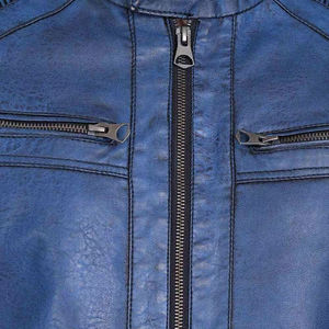 <b>Men</b> Classic Leather <b>Jacket</b> Premium Soft Full Zip Comfortable Casual Durable Regular Fit Fashion Outerwear Winter Breathable - Product Image 5