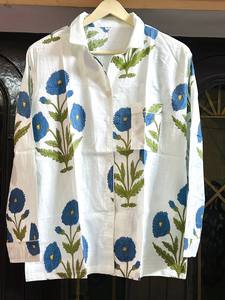ชุดนอนผ้าฝ้ายทำมือ พิมพ์ลายดอกไม้แบบอินเดีย ขายส่งในตลาด ราคาดีที่สุด - Product Image 2