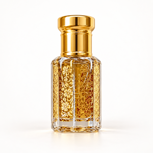 Botellas de Vidrio Octagonales de Lujo y Alta Calidad con Impresión de Lámina Dorada para Aceites de Perfume, Aceites OUD y Attars en Tamaño de 3 ml - Product Image 2
