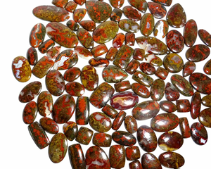 Meilleures ventes : Pierre précieuse naturelle cabochon en vrac, Agate de Maroc, pour la fabrication de bijoux faits main, produit en gros personnalisable - Product Image 6