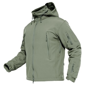 Chaqueta Cortavientos Ligera para Hombre, con Cierre, Transpirable e Impermeable, con Revestimiento Seco y Estampado - Product Image 1