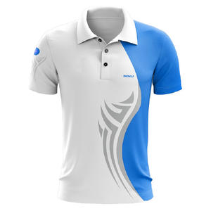 ชุดกีฬาระบายอากาศได้ดีสำหรับผู้ชายเสื้อยืดโปโลทรงหลวมเข้ารูปแบบแห้งพอดีตัวปกติ - Product Image 3