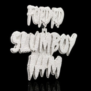 Pendentif Hip Hop Titan Elite pour homme en alliage plaqué or avec diamants CZ - Product Image 1