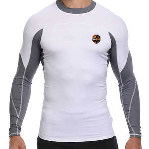 Diseña Tu Propio Logotipo, Camisetas de Compresión para Hombre, Casuales, Transpirables, Ligeras, Ecológicas, Tejido de Spandex/Poliéster - Product Image 1