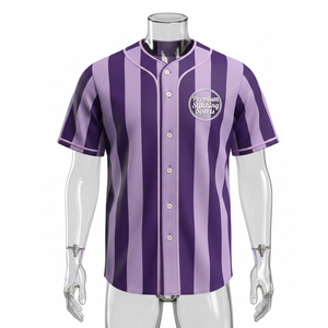 Camiseta Deportiva de Béisbol y Sóftbol Personalizada con Bordado, Ropa Deportiva de Poliéster con Logotipo Impreso, Uniforme de Béisbol para Deportes - Product Image 1