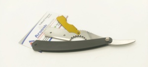 Maquinilla de afeitar manual con logotipo personalizado profesional al por mayor, hoja única de acero inoxidable, Barbero sostenible, cara, cuerpo y pelo para las axilas - Product Image 5