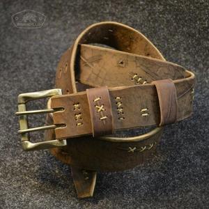 Heat Transfer Printed 100% Genuine Leather Men's Formal Belt with Custom Logo and Steel Buckle - Product Image 2