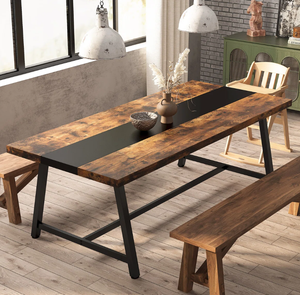 Muebles Modernos para Comedor, Juego de Mesa de Restaurante, Mesa de Comedor Redonda Extensible de Madera y Juego de Sillas, Directo de la India - Product Image 6