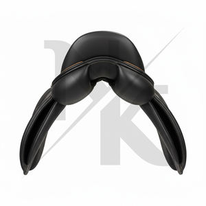 Silla de montar de competición para salto de obstáculos, de cuero genuino, estilo inglés, de alta densidad, productos de carreras de caballos ingleses de la India. - Product Image 4