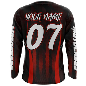 Jersey de Motocross Personalizado, Ropa de Carreras de Motos y Automóviles, Manga Larga, Uniforme de Equipo, Jersey de Motocicleta, Pakistán 2026 - Product Image 2