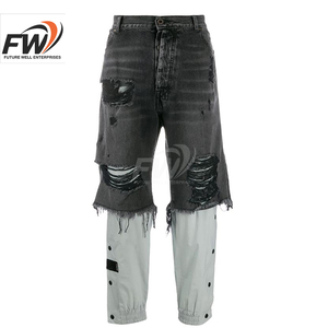 Jean en denim coupe droite et classique pour homme, vente en gros OEM, nouvelle collection, prix abordable, jean décontracté pour homme - Product Image 1