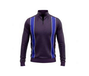 Long Sleeve Sublimation Quarter Zip Jacket Manufacturer <b>Men</b> Women Youth Sportswear Quick Dry Team <b>Pullover</b> - Product Image 6