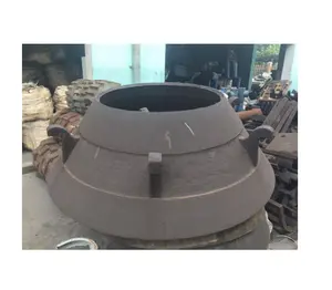 经认证的越南钢铸件供应商以合理的价格获得这些高Mn地幔/凹面!圆锥破碎机OEM定制磨损零件