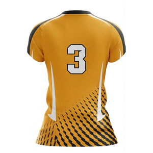 เสื้อวอลเลย์บอลผู้หญิงมาใหม่ ราคาถูก ขายดี ใส่สบาย ระบายอากาศได้ดี คอวี - Product Image 3