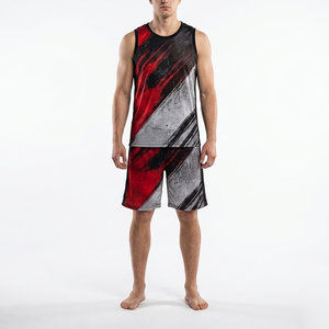 Production personnalisée d'uniformes de basketball, ensemble maillot et short d'équipe - Product Image 1