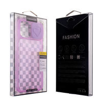 Boîte d'emballage en PVC avec logo personnalisé pour étui de téléphone iPhone et Samsung, emballage de vente au détail
