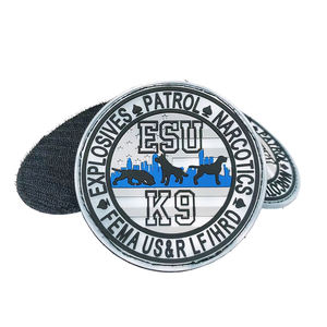 OEM PVC Rubber English Letter Waterproof 3D Embossed Flag Patches Three Color Jacket Clothing Tactical <b>Hook</b> Badge Shoulder - Product Image 1