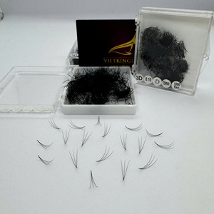 <b>Lash</b> Clusters Bulk 3D 0.1 15mm Cashmere Loose Base <b>Lash</b> Extensions Promade Eyelash Extensions <b>Premade</b> <b>Lash</b> Extension Fans - Product Image 2