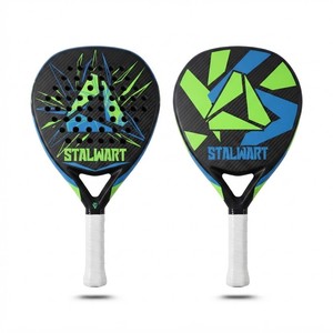 Raquettes de pickleball Stalwart, forme standard, sans bordure, légères, durables, 40 trous, poignée antidérapante, noyau en nid d'abeille, orange et noir - Product Image 1