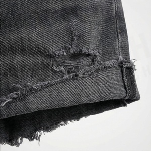 Shorts de Mezclilla Desgastados para Mujer, Diseño Sexy, Jeans de Algodón Lavado Vintage, Atuendo de Verano al por Mayor, Color Personalizado - Product Image 6