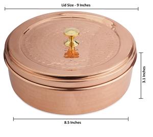 Caja de especias de metal dorado con diseño martillado, elegante contenedor de especias para la encimera de la cocina, organizador de mesa de comedor y de primera calidad. - Product Image 3