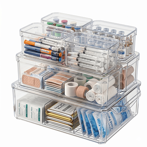 Clear Healthcare Organizer <b>Bins</b> for Clinics, Hospitals, Laboratories & Treatment Rooms - Product Image 1