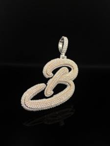 Pendentif personnalisé en alliage de diamant glacé, style hip-hop, chrétien, urbain, infini - Product Image 2