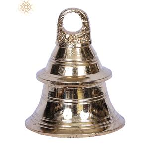 Hecho a mano 2 pulgadas pequeño latón Kavadi Bell indio decoración del hogar artículo hecho a mano producto - Product Image 1