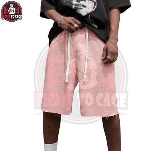 New Arrival Customized Made Jogging Bottoms In One Pink Solid Color Good Supplier Comfortable Cotton <b>Elastic</b> Waist Men's Shorts - Product Image 5