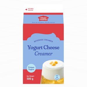 Esenciales para Bebidas y Postres: Crema para Postres de Yogur y Queso HALAL para Café y Té con Leche, 500G, OEM/ODM, Proveedor Global, Buen Precio - Product Image 1