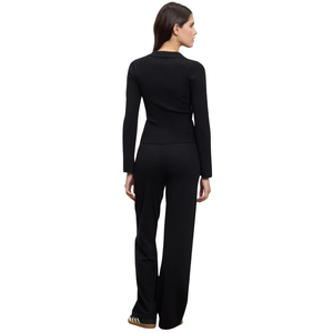 <b>Women</b>’s Light Knit <b>Straight</b> <b>Leg</b> <b>Jogger</b> Pants Relaxed Fit Casual Sweatpants Soft Comfortable Lounge Trousers for Everyday Wear - Product Image 4