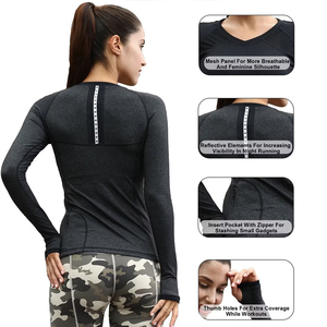 Custom Womens Sports Compression Yoga <b>Tops</b> Fitness Activewear OEM Pakistan Export Manufacturer Global Markets Worldwide - Product Image 2