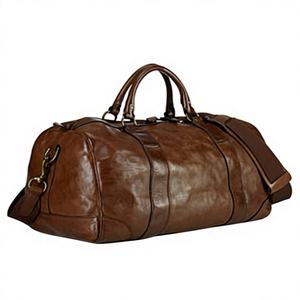OEM Custom Genuine Leather Vintage Waterproof Travel Duffel <b>Bag</b>-Multifunctional Storage Handmade - Product Image 2