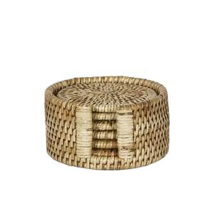 Newly Crafted Design Rattan Coaster Jute Coaster Rope Coaster Place Mats Woven Rattan Coaster Mats At very good factory Price - Product Image 5