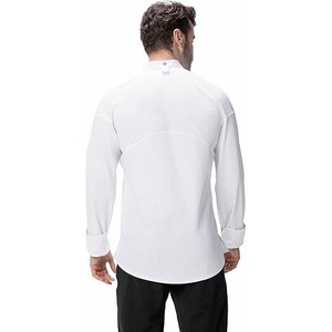 Wholesale Custom Logo <b>Chef</b> Uniform Kitchen Wear <b>Chef</b> Jackets for Restaurant & Bar <b>Chef</b> Uniforms for Sale for Unisex - Product Image 6