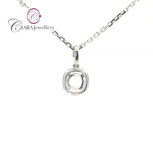 จี้เพชรทรงเบาะ0.50CT สีขาว/เหลืองทองดีไซน์เรียบง่ายรัศมี18K AU750เดียว - Product Image 6