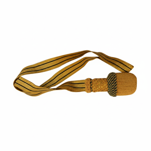 Nouvel Arrivage : Équipement de Défense Personnelle Professionnel Wallow Embroidery Works – Tresse en Mylar Dorée, Noire et Verte pour Nœuds d'Épée - Product Image 5