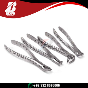 Juego de 8 Piezas de Fórceps para Extracción Dental Mínimamente Invasiva, Instrumentos Quirúrgicos Dentales de Bexpo International - Product Image 6