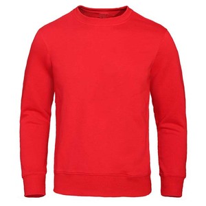 Sweat-shirt à col rond bleu marine pour homme, coupe classique, 100% coton tricoté, vêtement décontracté pour l'automne, prix abordable - Product Image 4