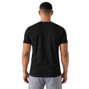 Camiseta Negra de Manga Corta y Cuello Redondo para Hombre, Suave, Informal, Básica, para Uso Diario, Moda Urbana, Ropa Personalizada - Product Image 6
