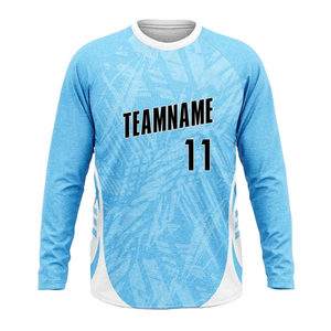 Camisetas de Baloncesto de Manga Larga con Estampado Personalizado de Alta Calidad, Anti-Sudor, Ligeras, 100% Poliéster - Product Image 1