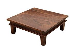 Antique Style Wooden Chowki For Religious Functions Home Decor And Traditional Prayer Room Setup - Product Image 6