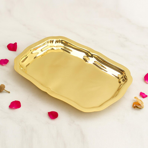 Bandeja de Trabajo de Latón Puro Hecha a Mano con Acabado Antiguo para Decoración de Hogar de Alta Gama y Servicios Profesionales de Hostelería - Product Image 5