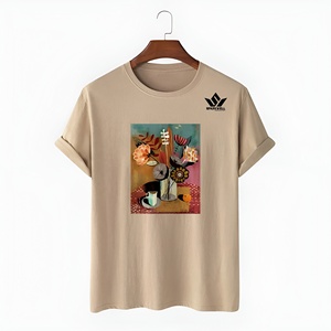 เสื้อยืดผู้ชายสีเขียวมะกอกลายการ์ตูนแมว แขนสั้น คอกลม ผ้าฝ้ายเจอร์ซีย์ 100% ทรงปกติ สวมใส่สบาย พิมพ์ลาย - Product Image 6