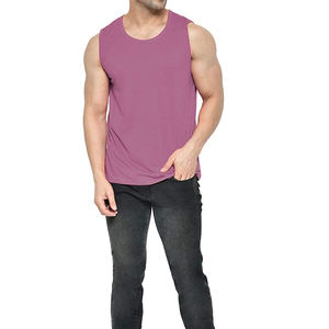 Vêtements de sport pour hommes en gros, personnalisés, style urbain, séchage rapide, en coton biologique, pour musculation, sans couture au dos - Product Image 6