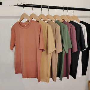 เสื้อยืดสีพื้นแขนสั้นขายส่งสำหรับเด็กผู้หญิง เสื้อยืดผ้าฝ้ายเรียบง่ายสำหรับผู้หญิง เสื้อครอปท็อปสำหรับผู้หญิง - Product Image 5