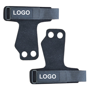 Poignées de gymnastique en néoprène à 2 trous, réglables avec boucle auto-agrippante, antidérapantes, unisexes, pour la musculation - Product Image 6