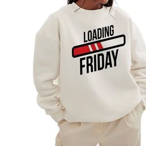Streetwear coton col rond Gym pull pull luxe surdimensionné sweats haut pull femme sweat à capuche pulls pour filles - Product Image 1