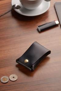 Unique Fold Stitchless Leather <b>Wallet</b> Minimalist Slim Card Case Genuine Leather No Stitch <b>RFID</b> <b>Blocking</b> Men SLW-0067 - Product Image 6